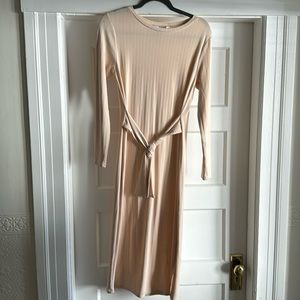Steve Madden cream midi dress